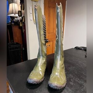 Limited Edition Rare G Series Nike Lab Waterproof Zip Boots Army Green Size 8